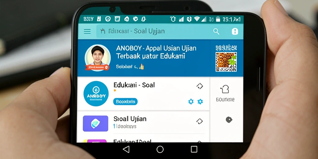 Tampilan antarmuka ANOBOY yang sederhana dan menarik.