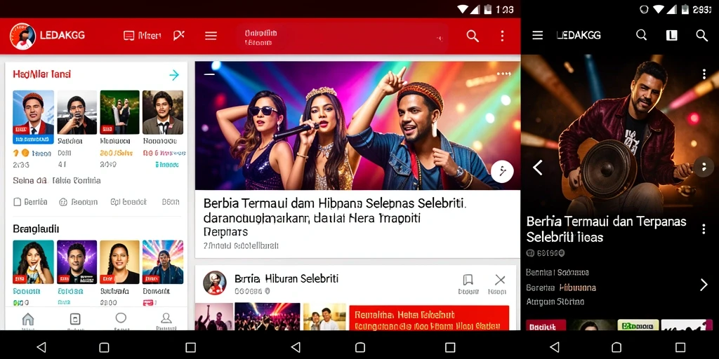 Tampilan antarmuka LEDAKGG yang modern dan intuitif.