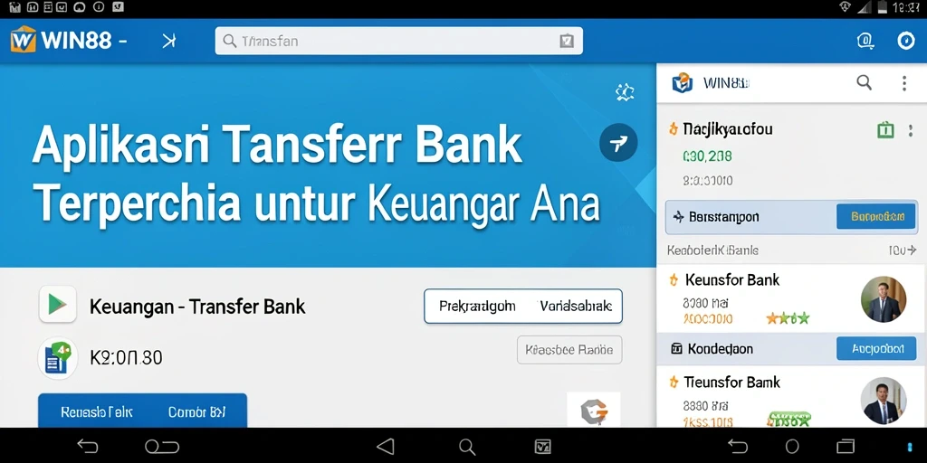 Tampilan aplikasi WIN88 yang sederhana dan fungsional.