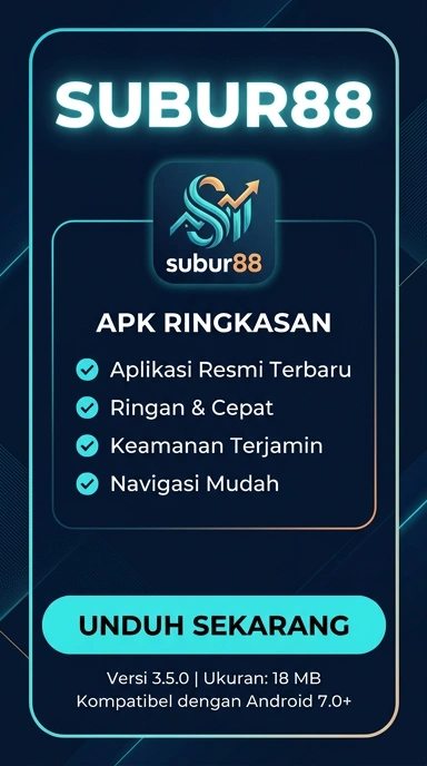 Tampilan halaman APK subur88